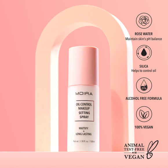 Fijador de Maquillaje Oil Control Makeup Setting Spray - Moira
