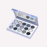 paleta de sombras, MOIRA, Celestial Chic, eyeshadow palette, sombras mate, sombras shimmer, tonos fríos, smoky eyes, maquillaje de ojos, cruelty free, vegan.