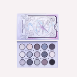 paleta de sombras, MOIRA, Celestial Chic, eyeshadow palette, sombras mate, sombras shimmer, tonos fríos, smoky eyes, maquillaje de ojos, cruelty free, vegan.