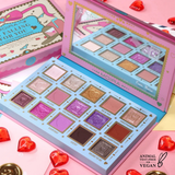 paleta de sombras, MOIRA, I'm Falling For You, Love Letter Series, sombras matte, shimmer, dual chrome, maquillaje de ojos, cruelty free, vegan.