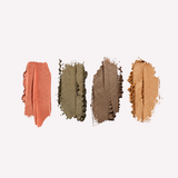 paleta Bridgerton, Let's Promenade, paleta de sombras, sombras cálidas, maquillaje de ojos, sombras de alta pigmentación, sombras difuminables, colección Bridgerton, Sinless Beauty, maquillaje cruelty free
