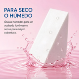paquete de 16 quesitos de maquillaje, esponjas de maquillaje MH Beauty, esponjas triangulares para maquillaje, quesitos para aplicar base, esponjas para corrector, esponjas para polvo facial, esponjas para sellar maquillaje, aplicadores de maquillaje, herramientas de maquillaje profesional, esponjas para difuminar maquillaje, accesorios para maquillaje de rostro, paquete de esponjas triangulares