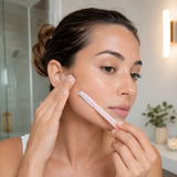 perfilador para cejas MH Beauty, perfilador facial, rastrillo para cejas, navaja para cejas, herramienta para cejas, removedor de vello facial, cuchilla de precisión, dermaplaning facial, accesorio de belleza, perfilador de cejas profesional, cuidado de cejas, beauty tools