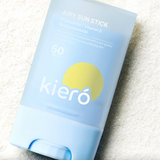 protector solar en stick, airy spf50, Kiero skincare, sunscreen stick, protector solar facial, skincare coreano, protección solar práctica, bloqueador solar en barra, cuidado facial, beauty skincare