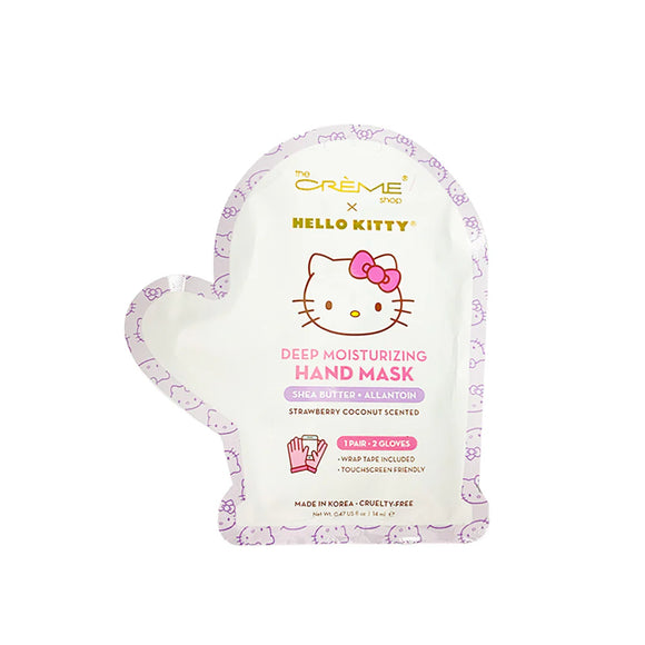Mascarilla hidratante para manos Deep Moisturizing Hand Mask x Hello Kitty - Cremé