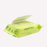 Toallitas desmaquillantes, toallitas limpiadoras faciales, té verde, Arantza Cosmetics, desmaquillante facial, limpieza facial, cuidado de la piel, remover maquillaje, maquillaje waterproof, toallitas para rostro, skincare, cosméticos mexicanos.