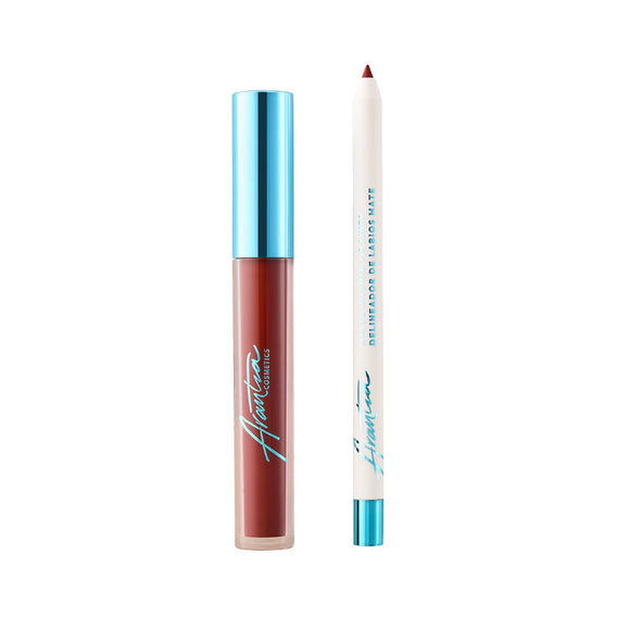 DARK MACCHIATO MATTE INTENSE LIP COMBO - ARANTZA
