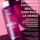 tónico facial anti manchas, despigmentante facial, manchas oscuras, hiperpigmentación, retinol, caléndula, pepino, hialuronato de sodio, skincare facial, unificar tono