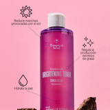tónico facial anti manchas, despigmentante facial, manchas oscuras, hiperpigmentación, retinol, caléndula, pepino, hialuronato de sodio, skincare facial, unificar tono