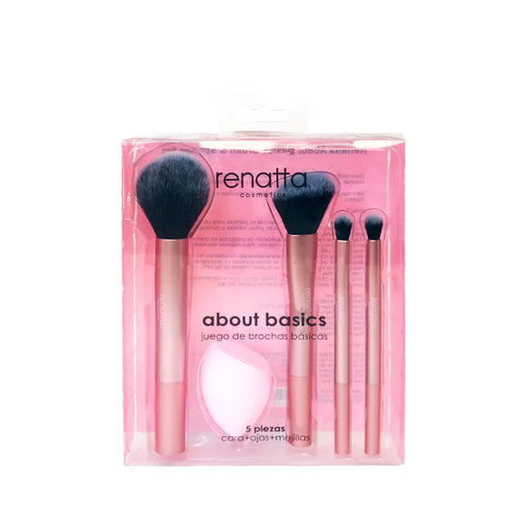 Set de brochas About Basics - Renatta Cosmetics