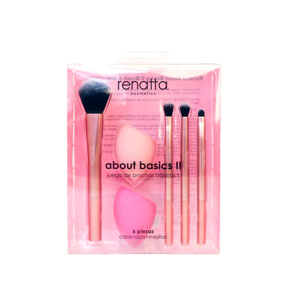 Set de brochas About Basics ll - Renatta Cosmetics