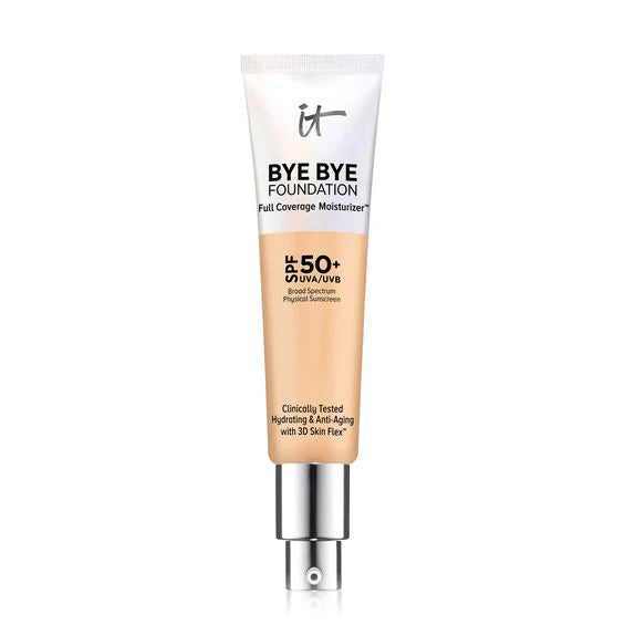 Bye bye foundation with SPF 50+ full coverage moisturizer Base de maquillaje con protección solar - It Cosmetics