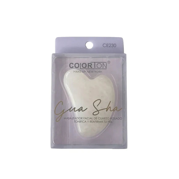 Guasha de cuarzo Masajeador Facial - Colorton