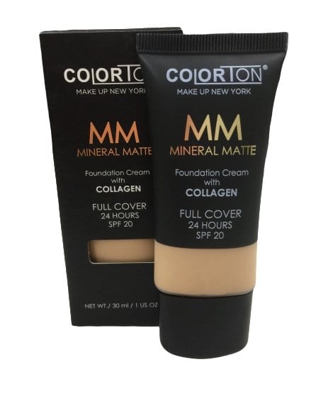 MM Mineral Matte base de maquillaje matte con colágeno y SPF - Colorton
