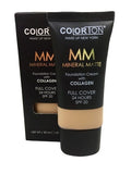MM Mineral Matte base de maquillaje matte con colágeno y SPF - Colorton
