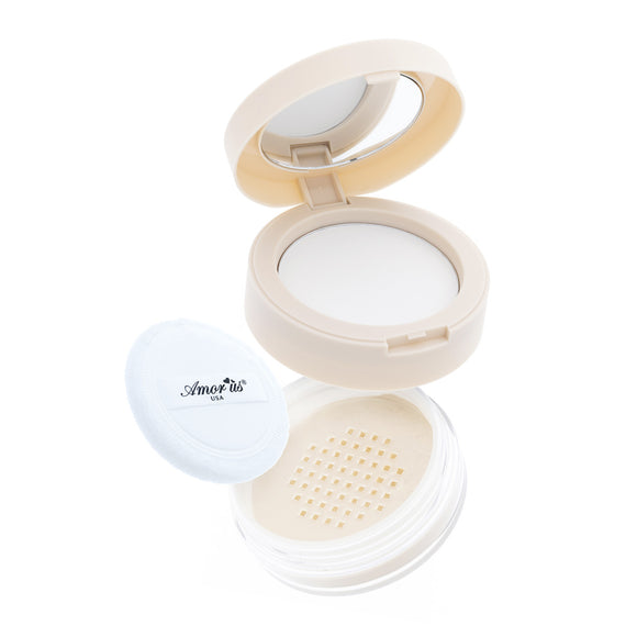 DUO Setting Powder Polvo fijador de maquillaje duo - Amor Us