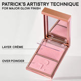Major Glow Crème & Powder Light Reflecting Translucent Highlighter Duo - Patrick Ta