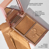 Major Glow Crème & Powder Light Reflecting Translucent Highlighter Duo - Patrick Ta
