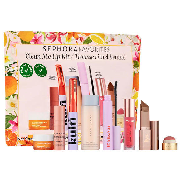 Clean Me Up Makeup and Skincare Value Set - Sephora Favorites
