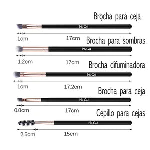Kit de brochas para ojos - Mix Girl