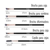 Kit de brochas para ojos - Mix Girl