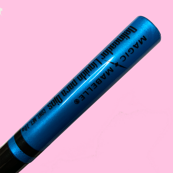 Delineador Magic Mabelle Azul Metálico #34