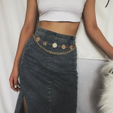 Cadena de cintura con relieve