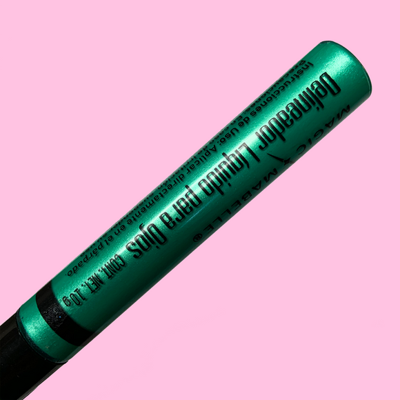 Delineador Magic Mabelle Verde Metálico #99