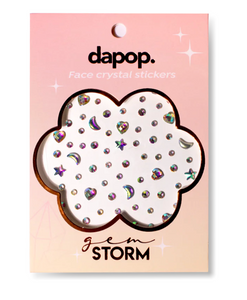 Face crystal stickers para cabello y rostro (varios modelos) - Dapop