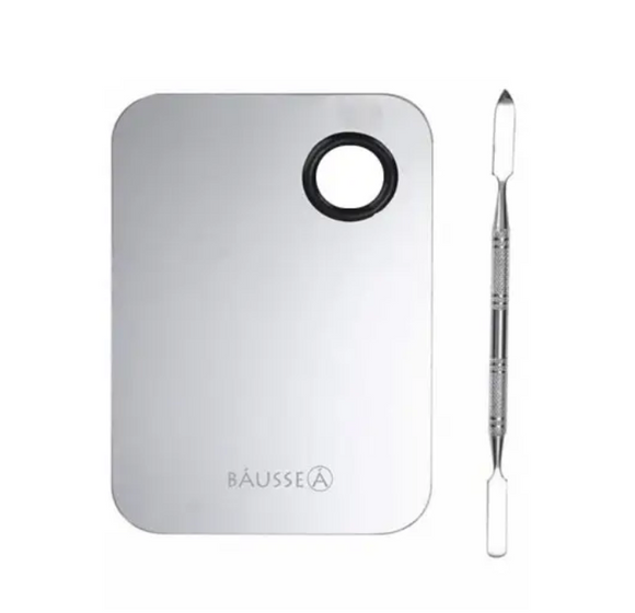 Paleta de acero para mezclar maquillaje - Bausse