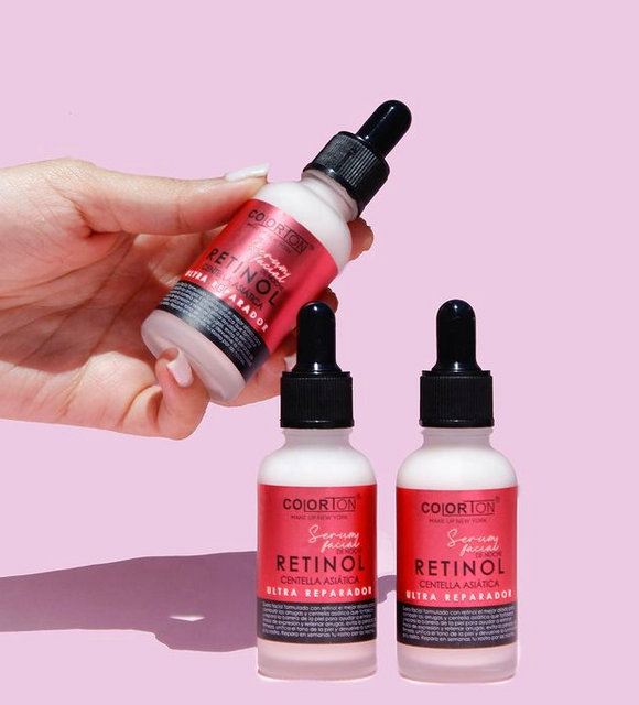 Serum facial de noche retinol y Centella Asiática - Colorton