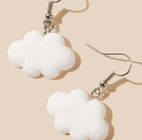 Aretes Nubes Blancas