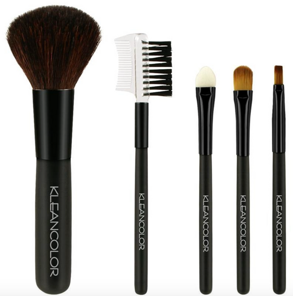 Kit 5 brochas de viaje - CB753 Kleancolor