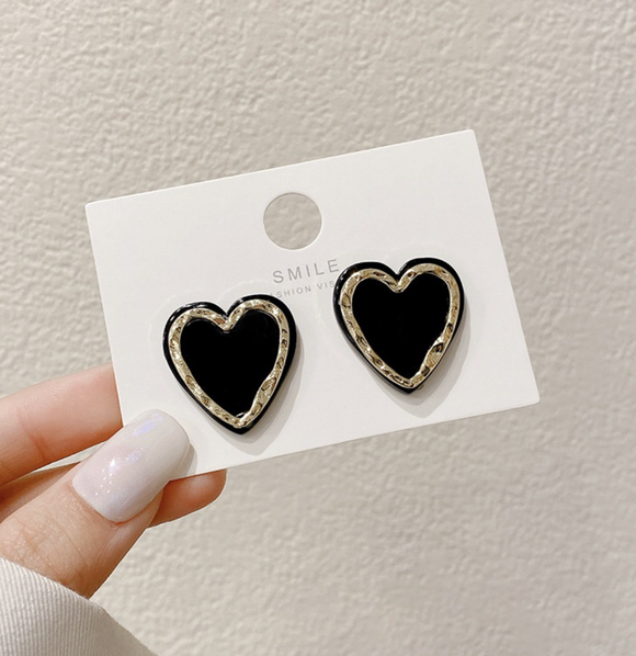 Aretes de corazón N29