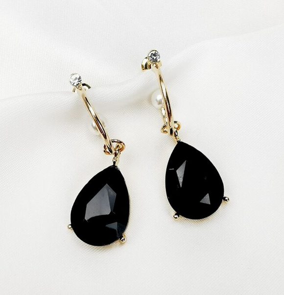Aretes negros N65
