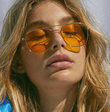 Gafas de sol amarillas