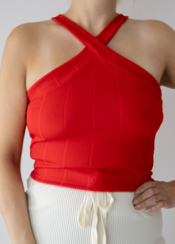 Blusas cuello cruzado (varias tallas y colores)