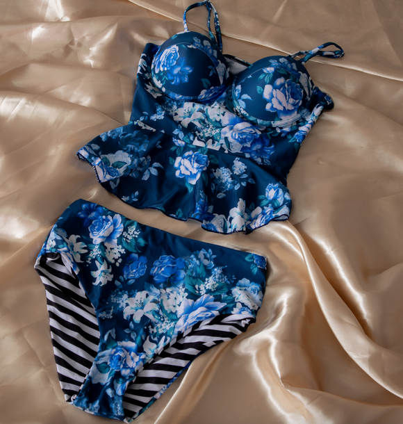 Traje de hotsell baño flores 2019