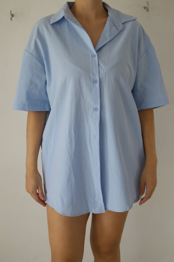 Conjunto azul cielo de short