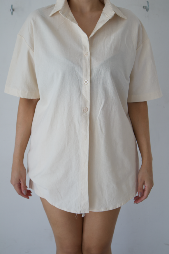 Conjunto beige de short