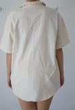 Conjunto beige de short