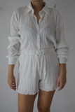 Conjunto blanco de short