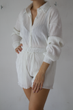 Conjunto blanco de short