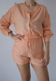 Conjunto naranja de short