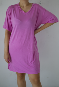 Conjunto de pijama lila talla ch