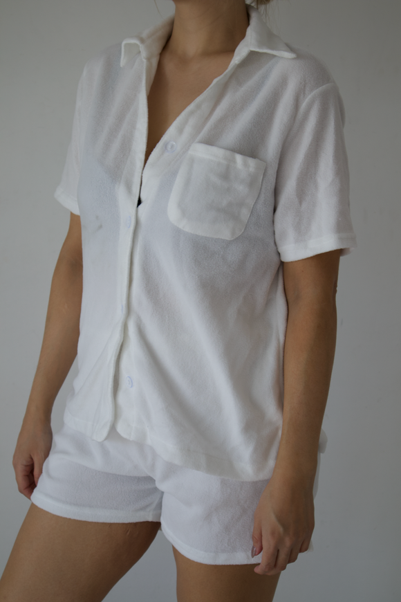 Conjunto de pijama blanco