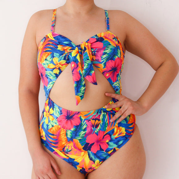 Traje de baño floral