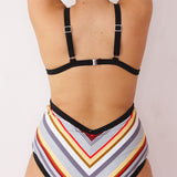 Traje de baño geometrico