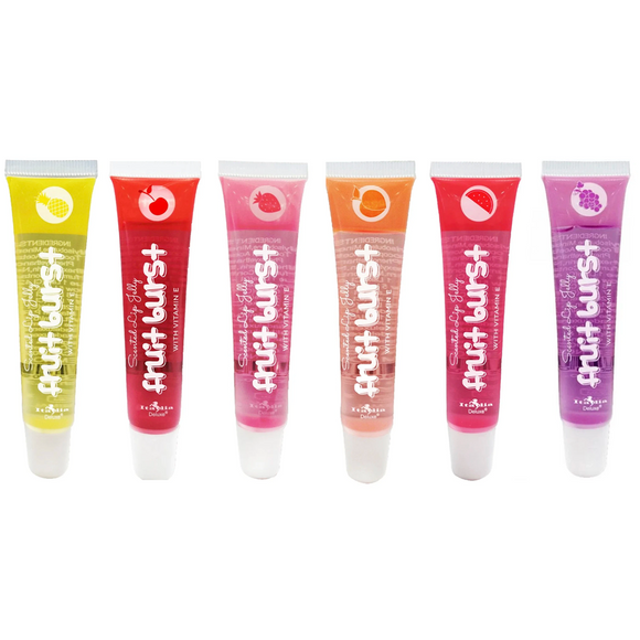 Kit 6 Glosses de sabores fruit burst