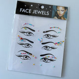 Face Jewels autoadhesivos (varios colores y modelos)